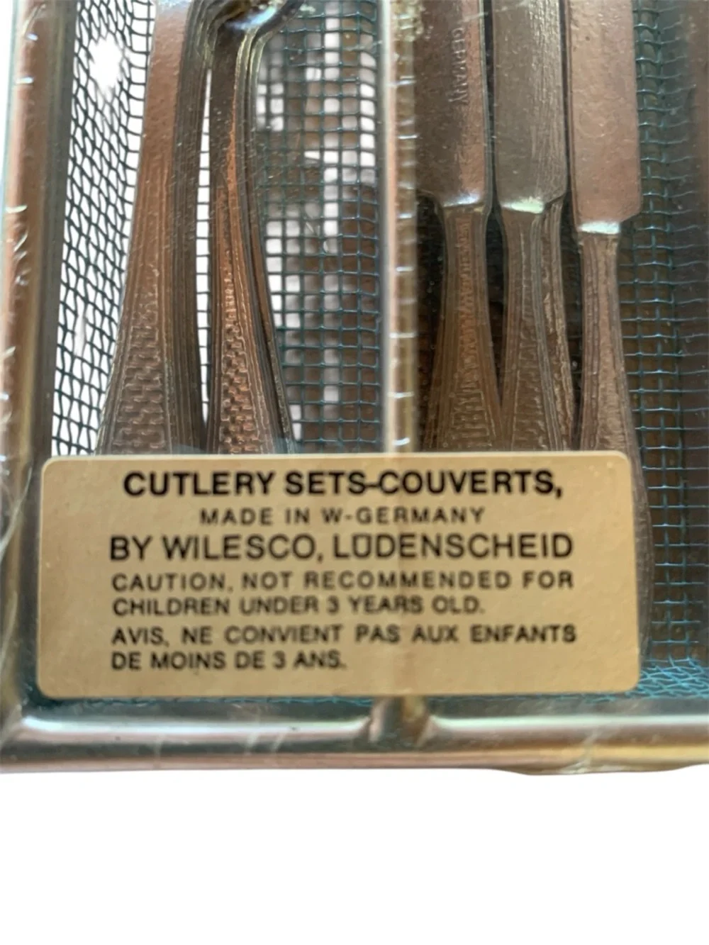 Vintage‎ Wilesco Lodenscheid Made In Germany Miniature Flatware Set